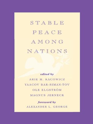 cover image of Stable Peace Among Nations